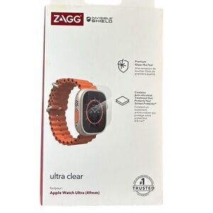 ZAGG InvisibleShield Glass Fusion Screen Protector Apple Watch Ultra 49mm NIB